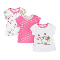 Комплект футболок Lucky Child Маленькая садовница 3 шт 62-68