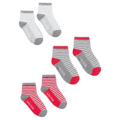 Носки Lucky Child Лемур в Париже 3 шт серые 14\16