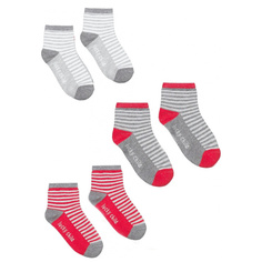 Носки Lucky Child Лемур в Париже 3 шт серые 10\12