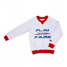 Толстовка Lucky Child Больше пространства серая 74-80