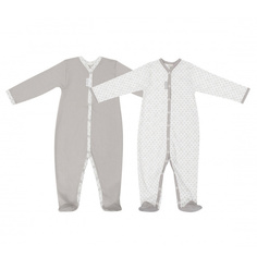 Комплект комбинезонов Lucky Child Дуэт 2 шт для девочки 62-68