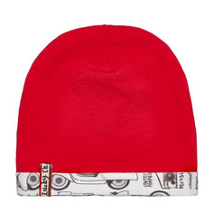 Шапка Lucky Child Лемур в Париже красная 42