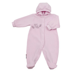 Комбинезон Lucky Child с капюшоном Ангелочки розовый 56-62