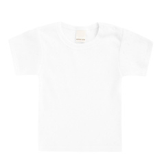 Футболка Lucky Child Ажур белая 74-80