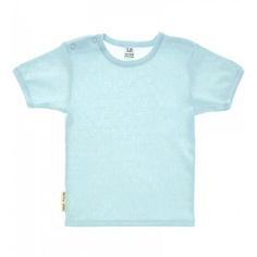 Футболка Lucky Child Ажур голубая 62-68