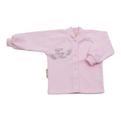 Кофточка Lucky Child Ангелочки розовая 74-80