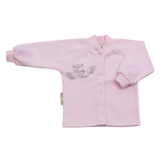 Кофточка Lucky Child Ангелочки розовая 68-74