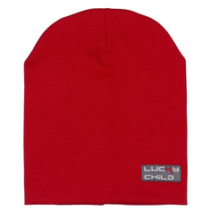 Шапка Lucky Child Больше пространства красная 45