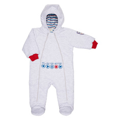 Комбинезон Lucky Child на синтепоне Больше пространства серый 62-68