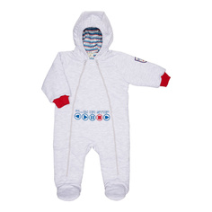 Комбинезон Lucky Child на синтепоне Больше пространства серый 74-80