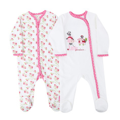 Комплект комбинезонов Lucky Child Маленькая садовница 2 шт 62-68