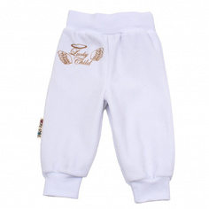Брючки Lucky Child Ангелочки белые 80-86