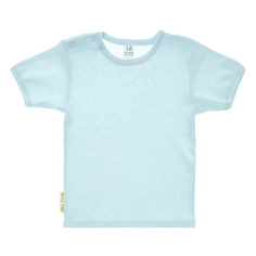 Футболка Lucky Child Ажур голубая 80-86