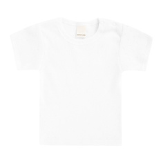 Футболка Lucky Child Ажур белая 80-86