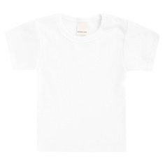 Футболка Lucky Child Ажур белая 86-92