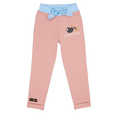 Брюки Lucky Child Осенний лес розовые футер 86-92