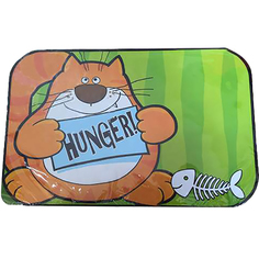 Коврик под миску Foxie Tommy is hungry 43x28 см