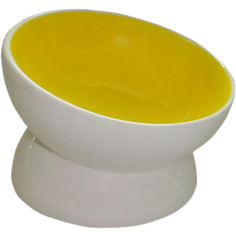 Миска для животных Foxie Dog Bowl желтая 170 мл