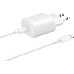 Сетевое зарядное устройство Samsung USB Type-C EP-TA800XWEGRU White