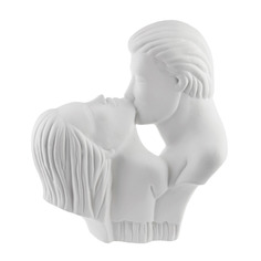 Фигурка casal 37x35 Santos branco white opaque