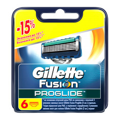 Кассеты сменные для бритья 6 шт. Gillette Fusion ProGlide (GIL-81658792)