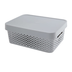 Коробка перфорированная с крышкой 11л Curver infinity