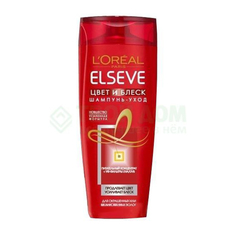Шампунь L’Oreal Elseve Цвет и Блеск для окрашенных или мелированных волос 400 мл (А0657805) Loreal