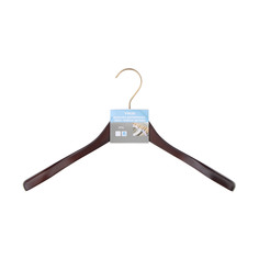 Вешалка Yikai деревянная люкс темное дерево