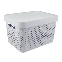 Коробка infinity перфорированная с крышкой 17л Curver 229168/04742-099-00