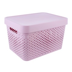 Коробка infinity перфорированная с крышкой 17л Curver 229152/04742-X51-00