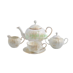 Сервиз чайный Hatori Магнолия Крем 18 предметов