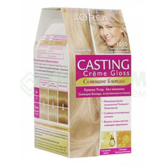 Краска L’Oreal Casting Creme Gloss 1010 254 мл Светло-светло русый пепельный (A5000404) Loreal
