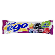 Батончик-мюсли Ego Лесные ягода в йогурте 25 г ЭГО