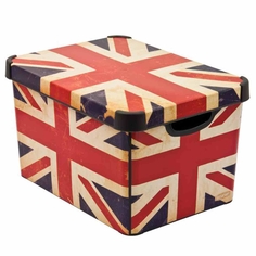Curver Коробка декор Stockholm XL British flag (04711-D99-05)