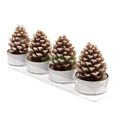 Свеча Kaeming Декоративный 4х5.5см 4шт (216032) Kaemingk