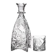 Набор для виски Crystal bohemia a.s. murinas Штоф 750 мл+6 стаканов 300 мл