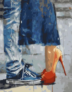 Картина по номерам Paintboy GX 32675 На кончиках пальцев 40*50