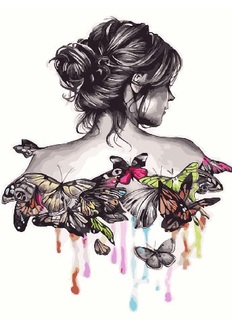 Картина по номерам Paintboy GX 25861 Крылья бабочек 40*50