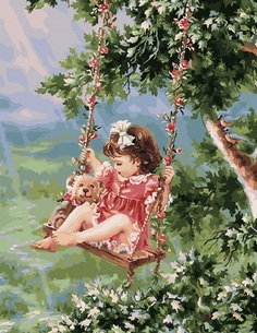 Картина по номерам Paintboy GX 27927 На качелях 40*50