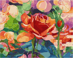 Картина по номерам Paintboy PK 48001 Блики розы 40*50 Эксклюзив