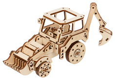 3D Пазлы Пазл 3D фанера экскаватор BIR-001, 9x7x6,5 см от Rezark