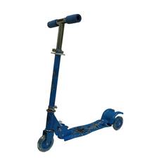 Самокат Scooter ПАУК 995, синий со светящимися колесами