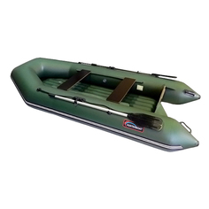 Надувная лодка Hunterboat Хантер 320 ЛН зеленая