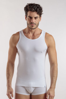 Майка мужская Enrico Coveri ET1002 белая 6