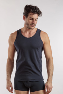 Майка мужская Enrico Coveri ET1102 синяя 5