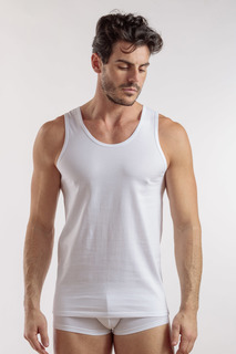 Майка мужская Enrico Coveri ET1102 белая 6