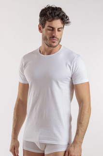 Футболка мужская Enrico Coveri ET1100 белая 6