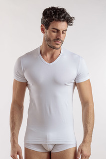 Футболка мужская Enrico Coveri ET1001 белая 6