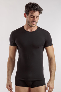 Футболка мужская Enrico Coveri ET1000 черная 4