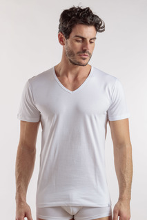 Футболка мужская Enrico Coveri ET1101 белая 6